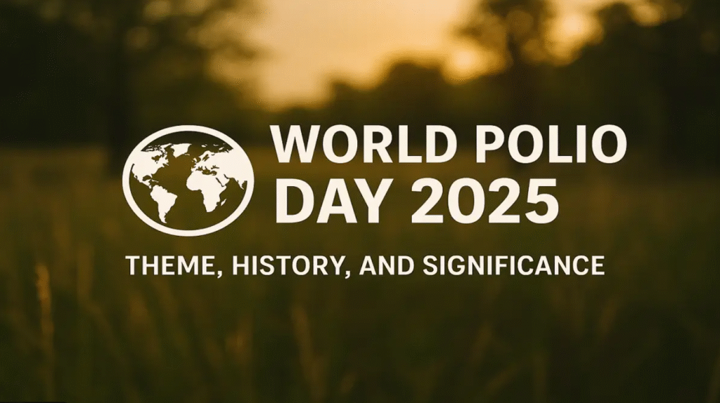 World Polio Day 2025: Spreading Awareness and Strengthening Prevention for a Polio-Free Future