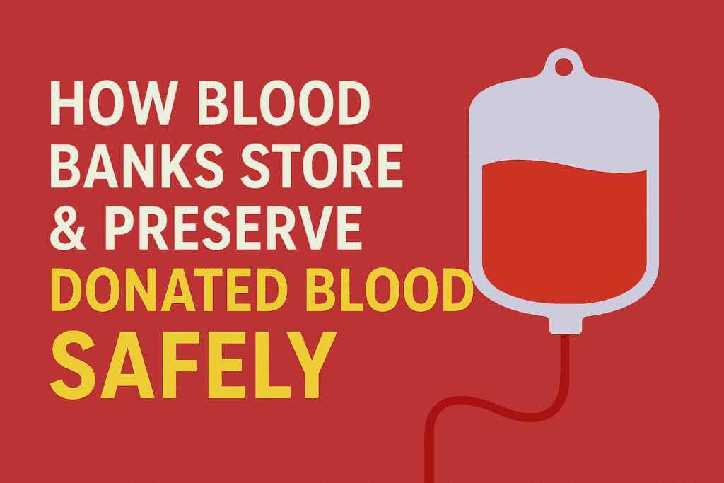 How Blood Banks Store & Preserve Donated Blood Safely