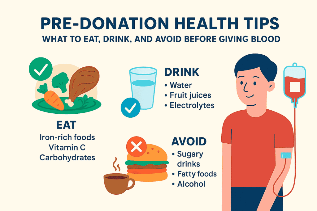 Pre Donation Health Tip
