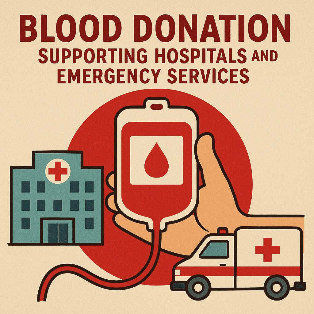Blood Donation Supporting Hospitals and Emergency Services