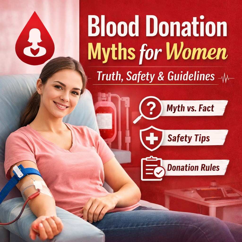 Blood Donation Myths for Women Truth, Safety & Guidelines