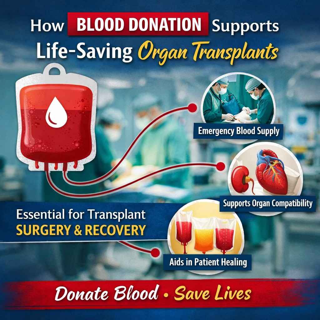How Blood Donation Supports Life-Saving Organ Transplants