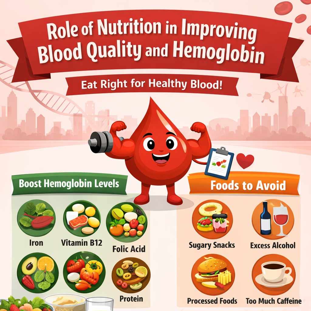 Role of Nutrition in Improving Blood Quality and Hemoglobin