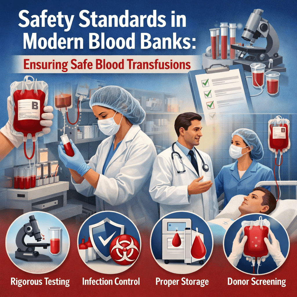 Safety Standards in Modern Blood Banks Ensuring Safe Blood Transfusions