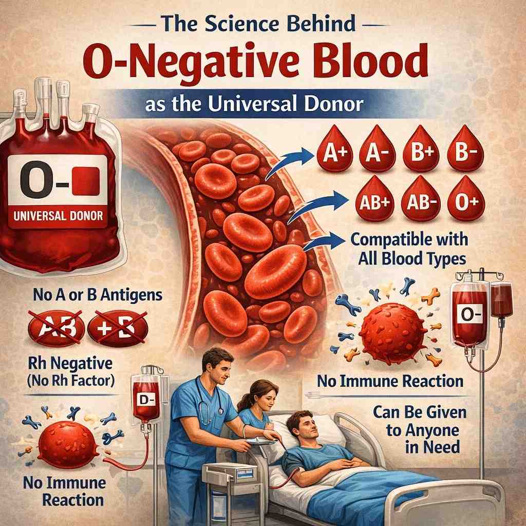 The Science Behind O-Negative Blood as the Universal Donor