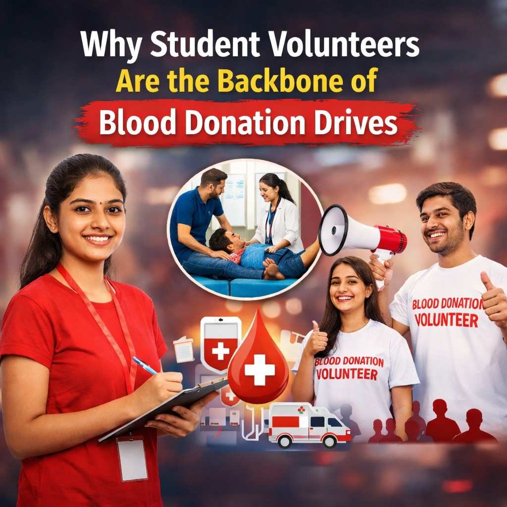 Why Student Volunteers Are the Backbone of Blood Donation Drives